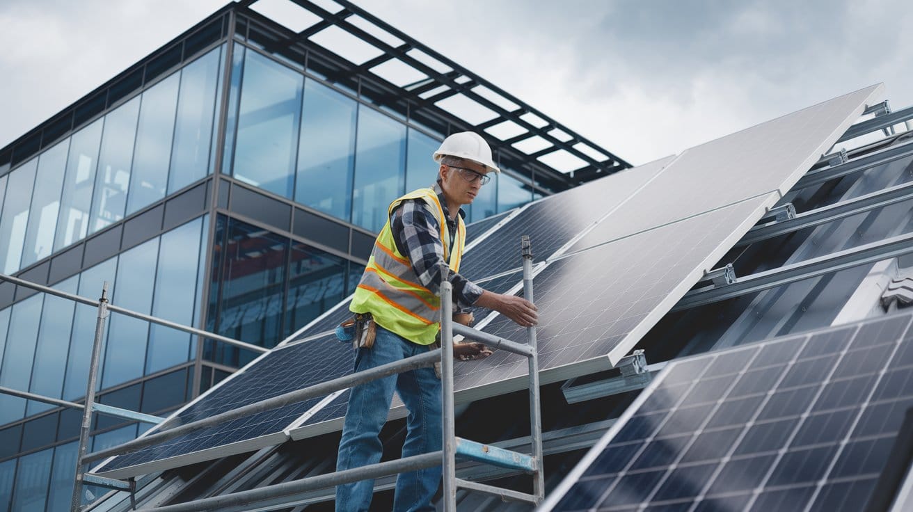 solar panel installation