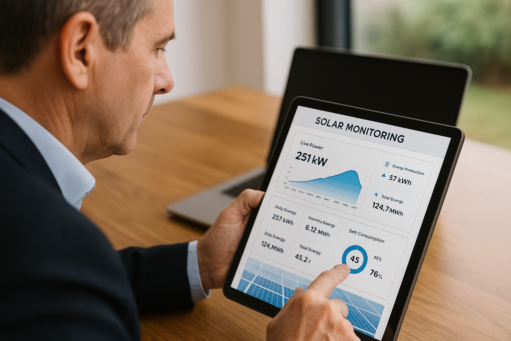 Commercial Solar Panel Monitoring | Real-Time Energy Tracking