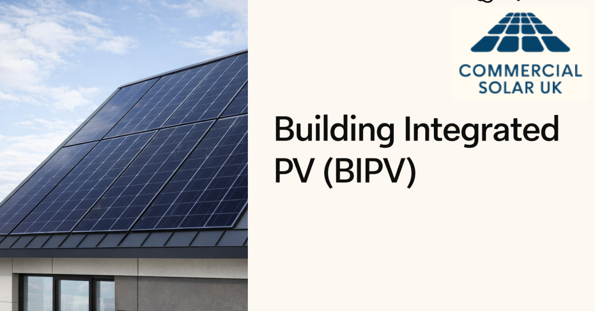 Building Integrated PV (BIPV)