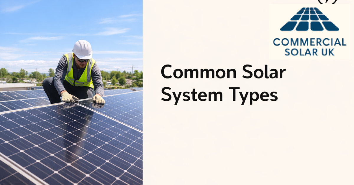 Common Solar System Types