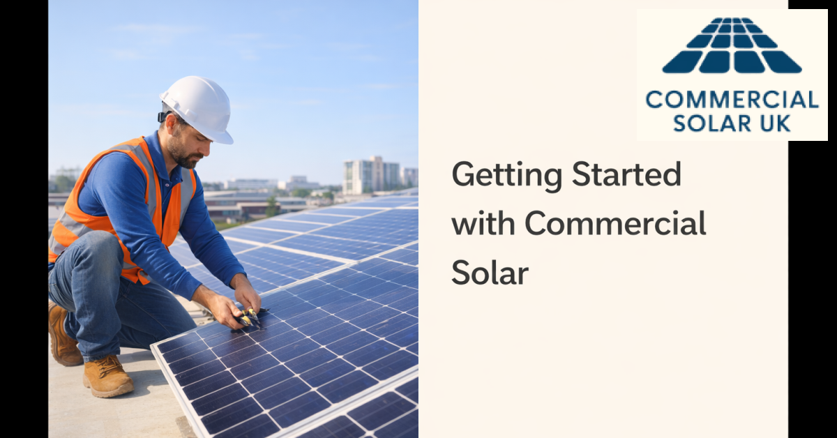 Getting Started with Commercial Solar