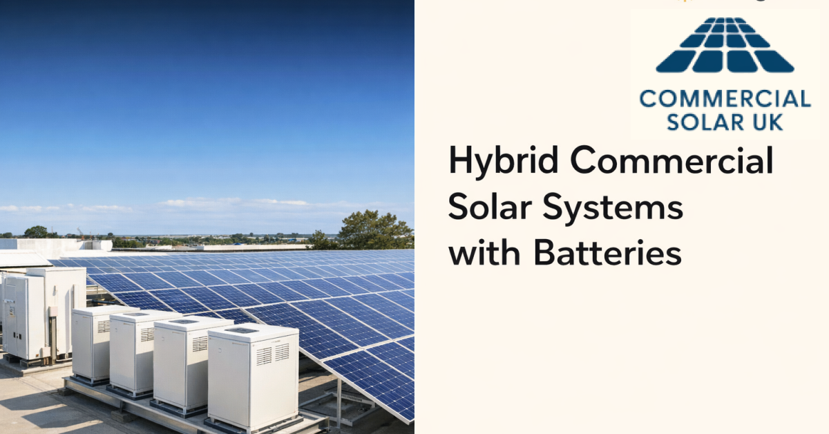 Hybrid Commercial Solar Systems with Batteries
